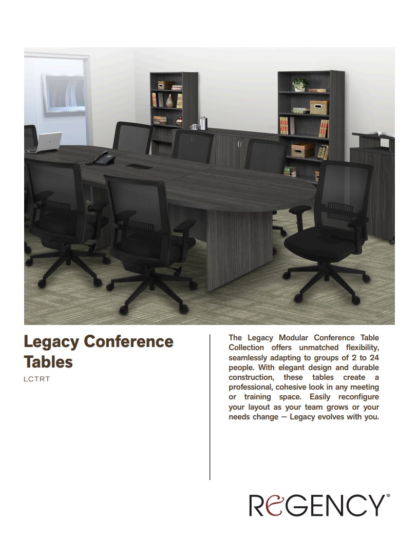 LCTRT Racetrack Conference Table Brochure